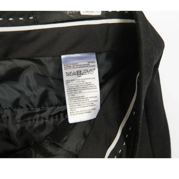 Banana Republic Sloan Slim Fit Black Dress Pants Petite Size 4 Women - Picture 9 of 13